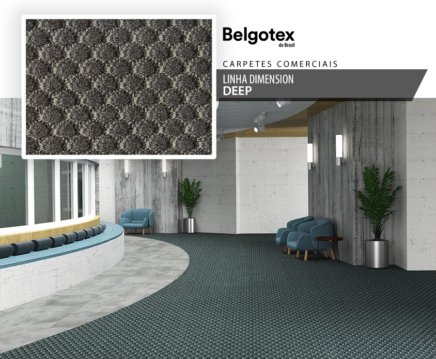 Carpetes Comerciais Belgotex - Linha Dimension