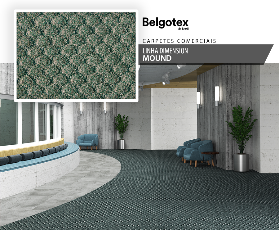 Carpetes Comerciais Belgotex - Linha Dimension