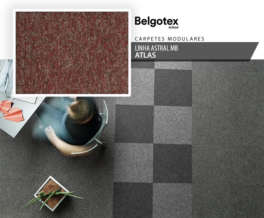 Carpetes Modulares Belgotex - Linha Astral MB