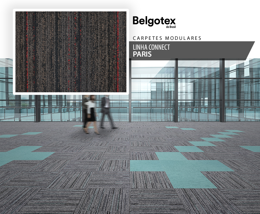 Carpetes Modulares Belgotex - Linha Connect