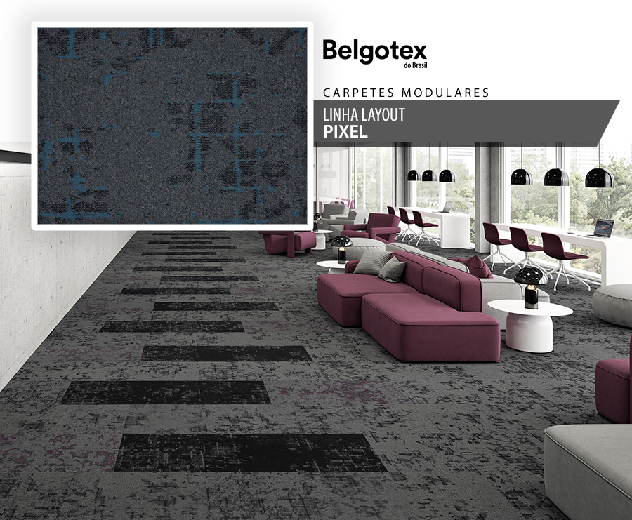 Carpetes Modulares Belgotex - Linha Layout