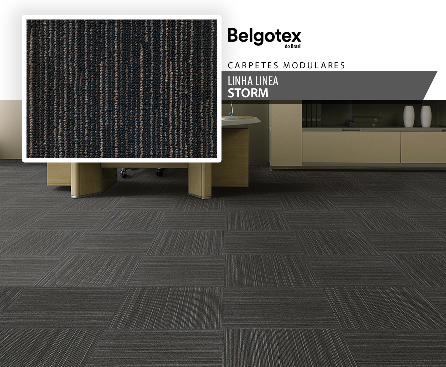 Carpetes Modulares Belgotex - Linha Linea