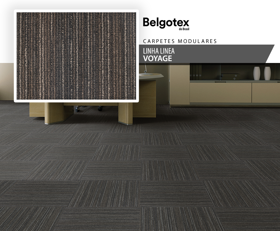 Carpetes Modulares Belgotex - Linha Linea