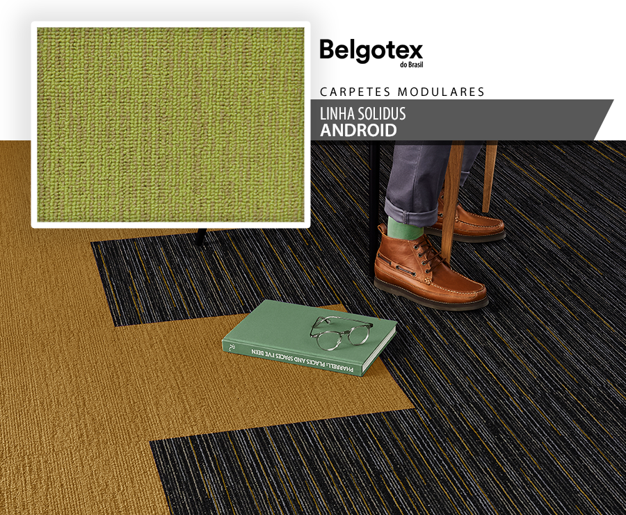 Carpetes Modulares Belgotex - Linha Solidus