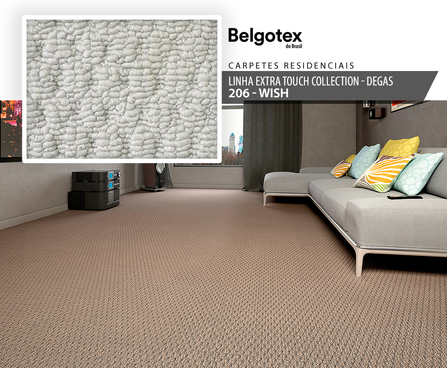 Carpetes Residenciais Belgotex - Linha Degas